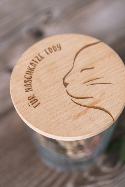 Vorratsglas Naschkatze -personalisiert-